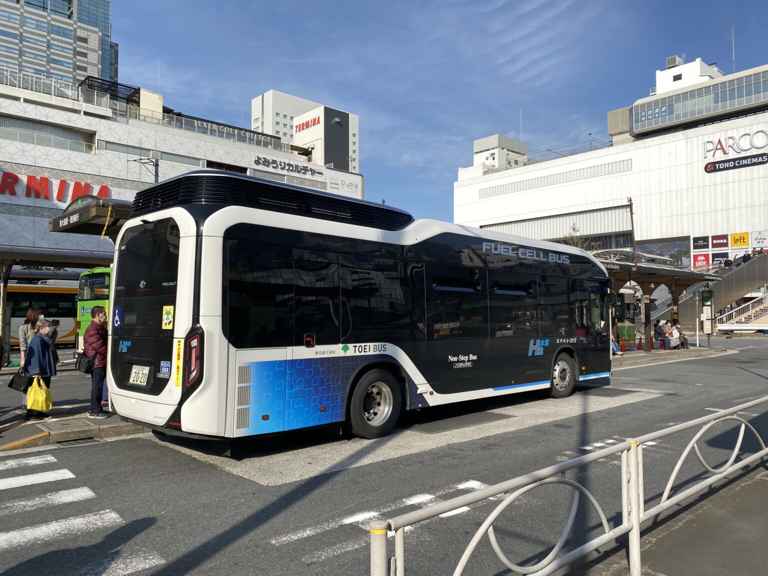 首都圏の燃料電池バス乗りつぶし⑥都営バス「錦25」【錦糸町駅葛西駅】 cari angin tokyo