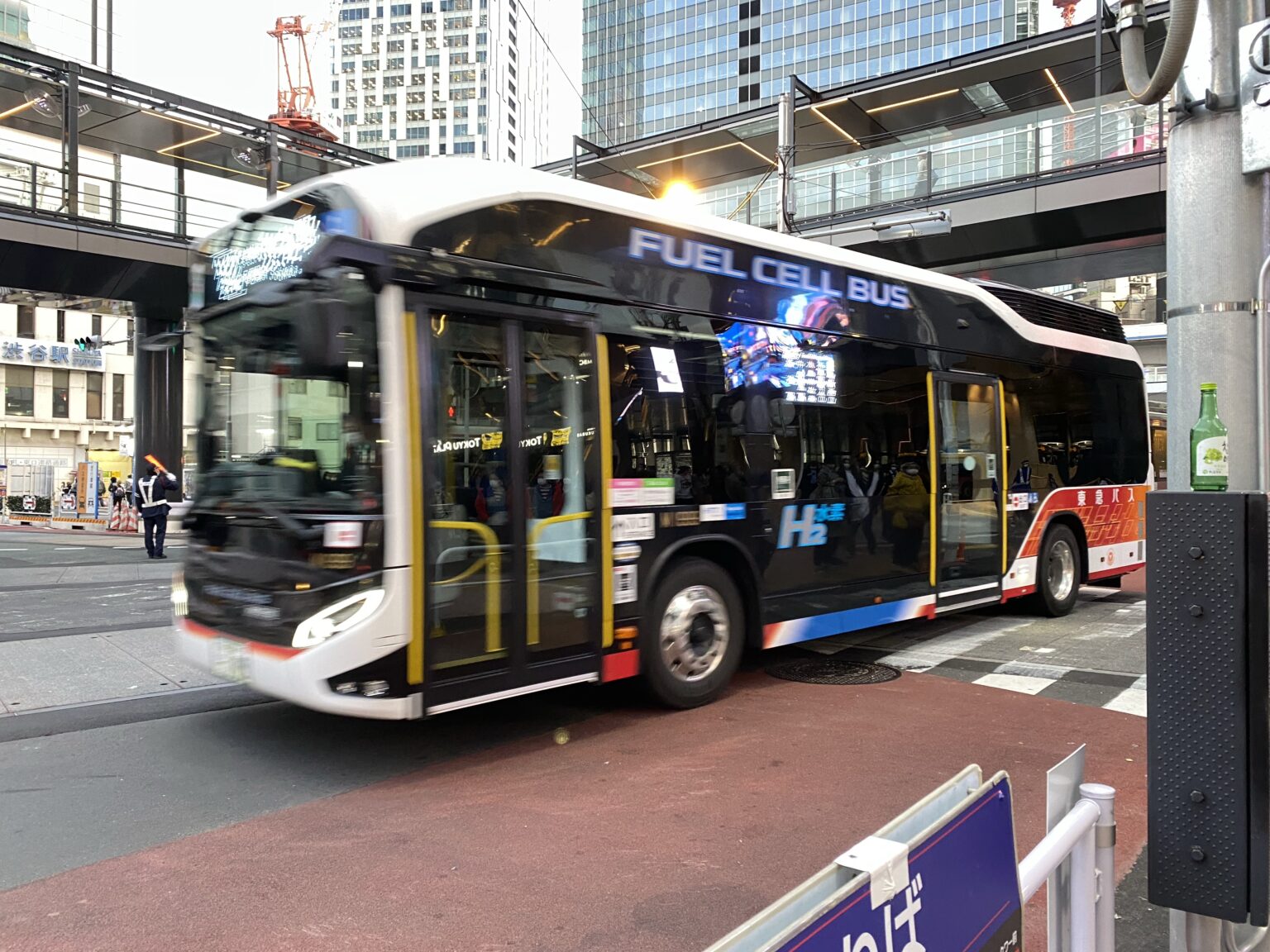 首都圏の燃料電池バス乗りつぶし㉜東急バス「渋43」【渋谷駅 高輪ゲートウェイ駅】 Cari Angin Tokyo